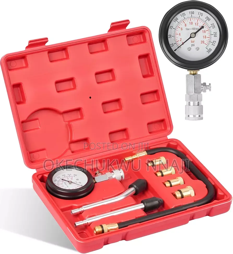 Professional Petrol Engine Compression Tester Kit Set for Automotives