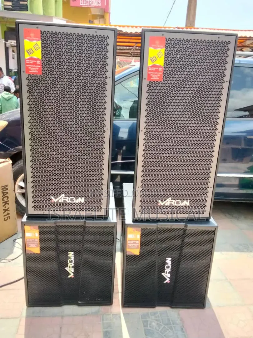 Virgin Double and Single Speakers and Subwoofer