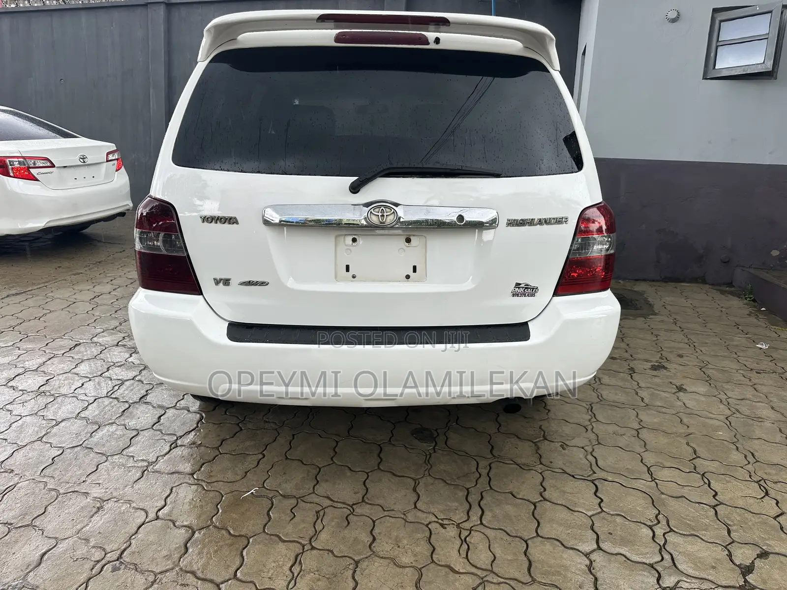 Toyota Highlander Limited V6 2006 White