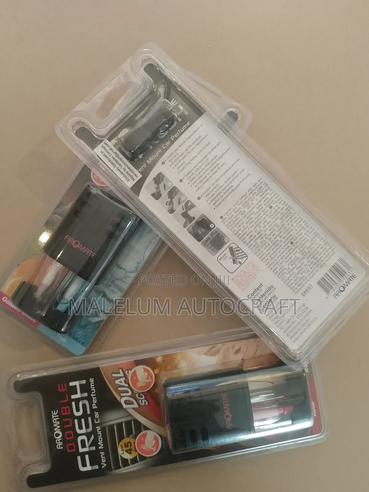 Aromate Double Fresh Vent Mount Car Perfume
