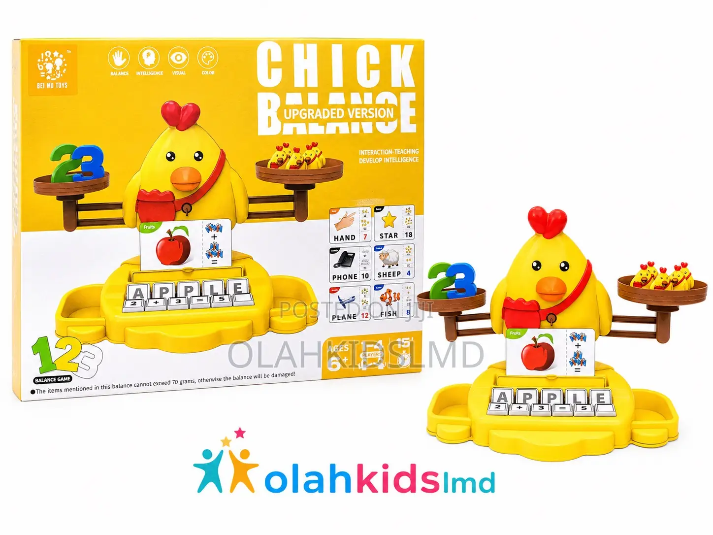 Chick Balance Upgraded Version – Math Spelling Balance Scale Game
