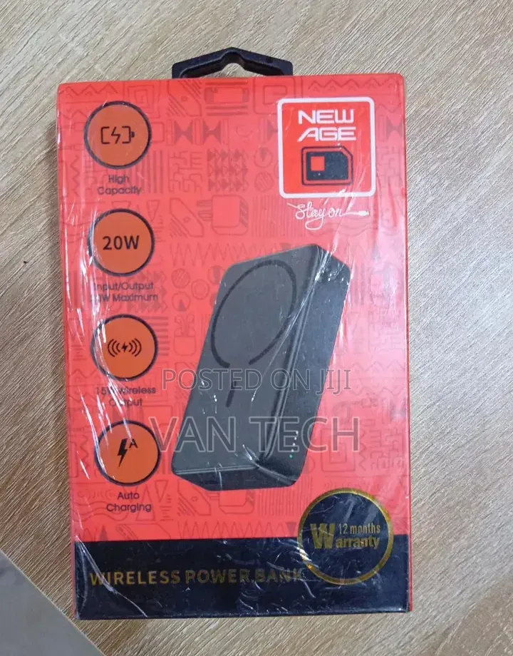 New Age 20w Magnetic Wireless Power Bank Turbo 3 Prime