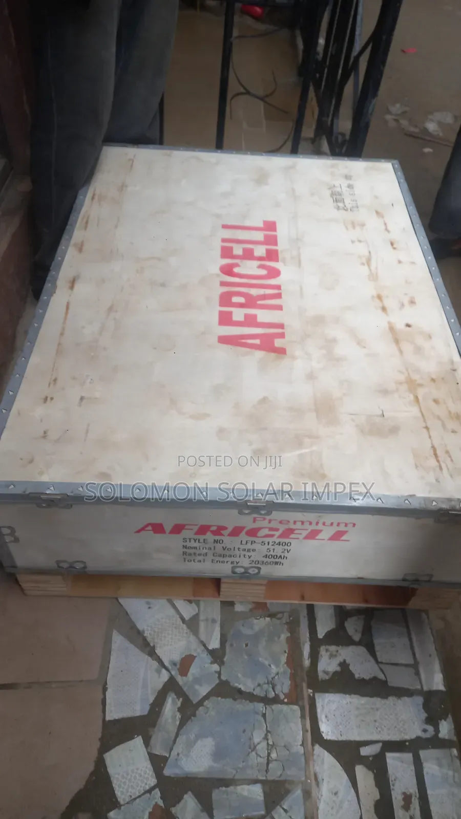 Africa 20kwh 51.2v 400ah Lithium Battery – High-Capacity Solar Storage