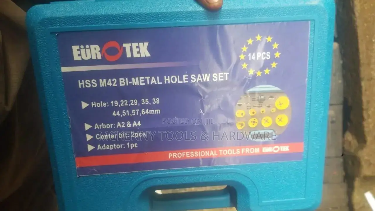 14pcs Bi-Metal Hole Saw Set (19mm - 64mm) – Brand New