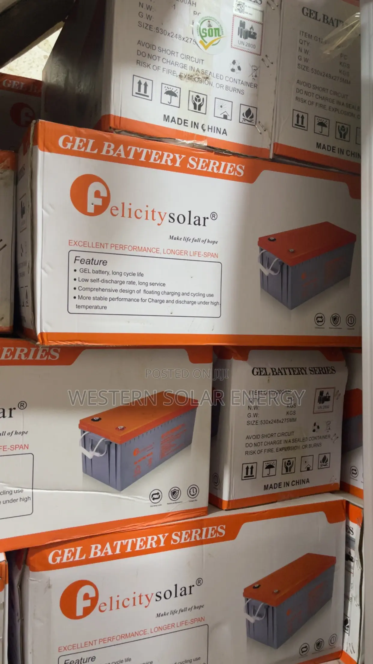 Felicity 2.5kwh 12v Lithium Batteries
