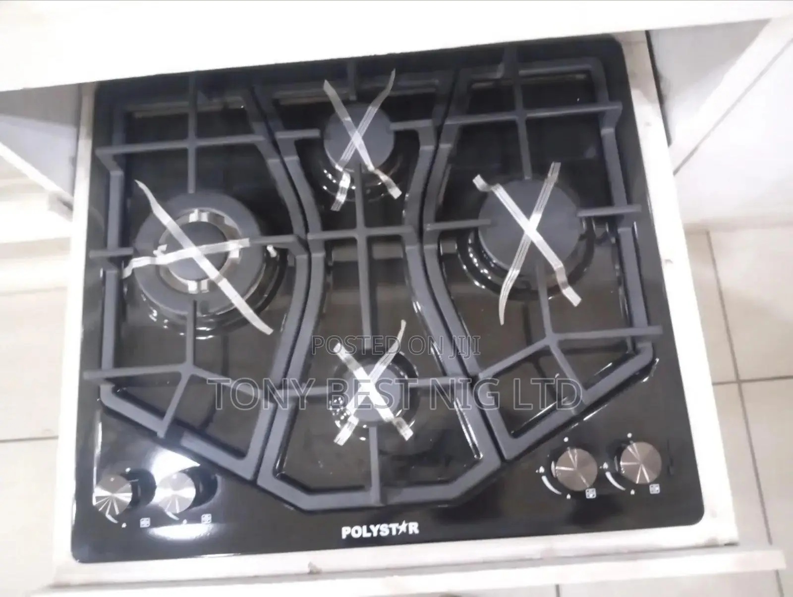 Polystar Inbuilt 4 Burners Gas Cooker 60x60cm
