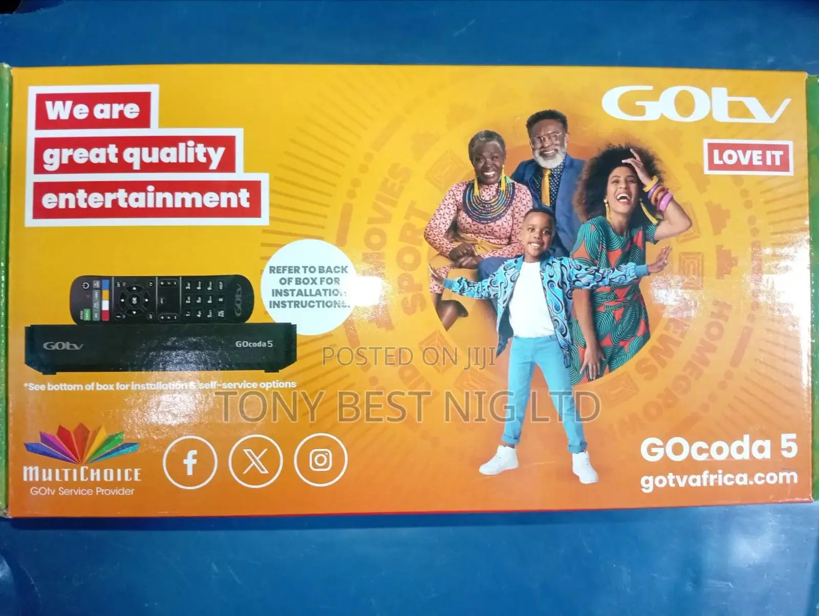 Gotv Coda, Great Quality