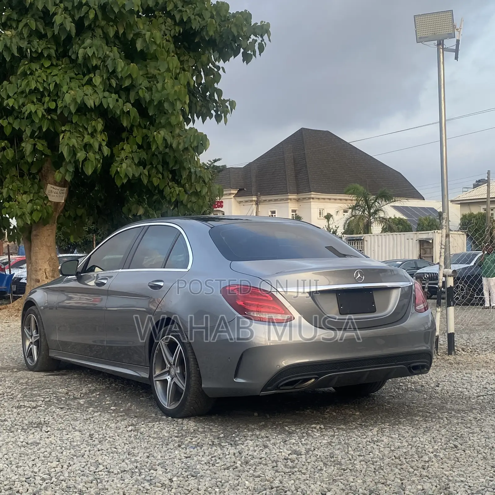 Mercedes-Benz C400 4Matic AWD Sedan (3.0L V6 7A) 2015 Silver