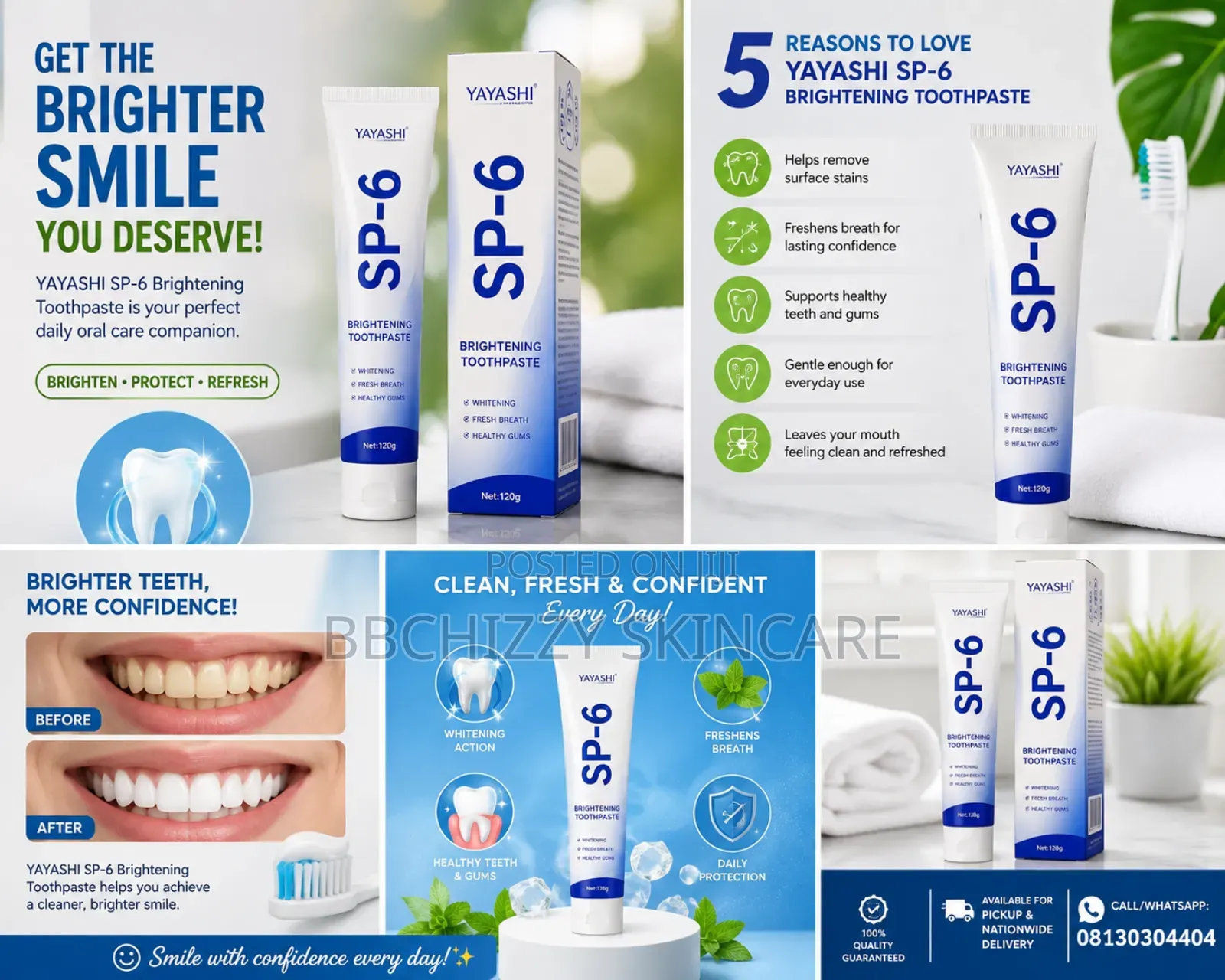 Yayashi Sp-6 Brightening Toothpaste