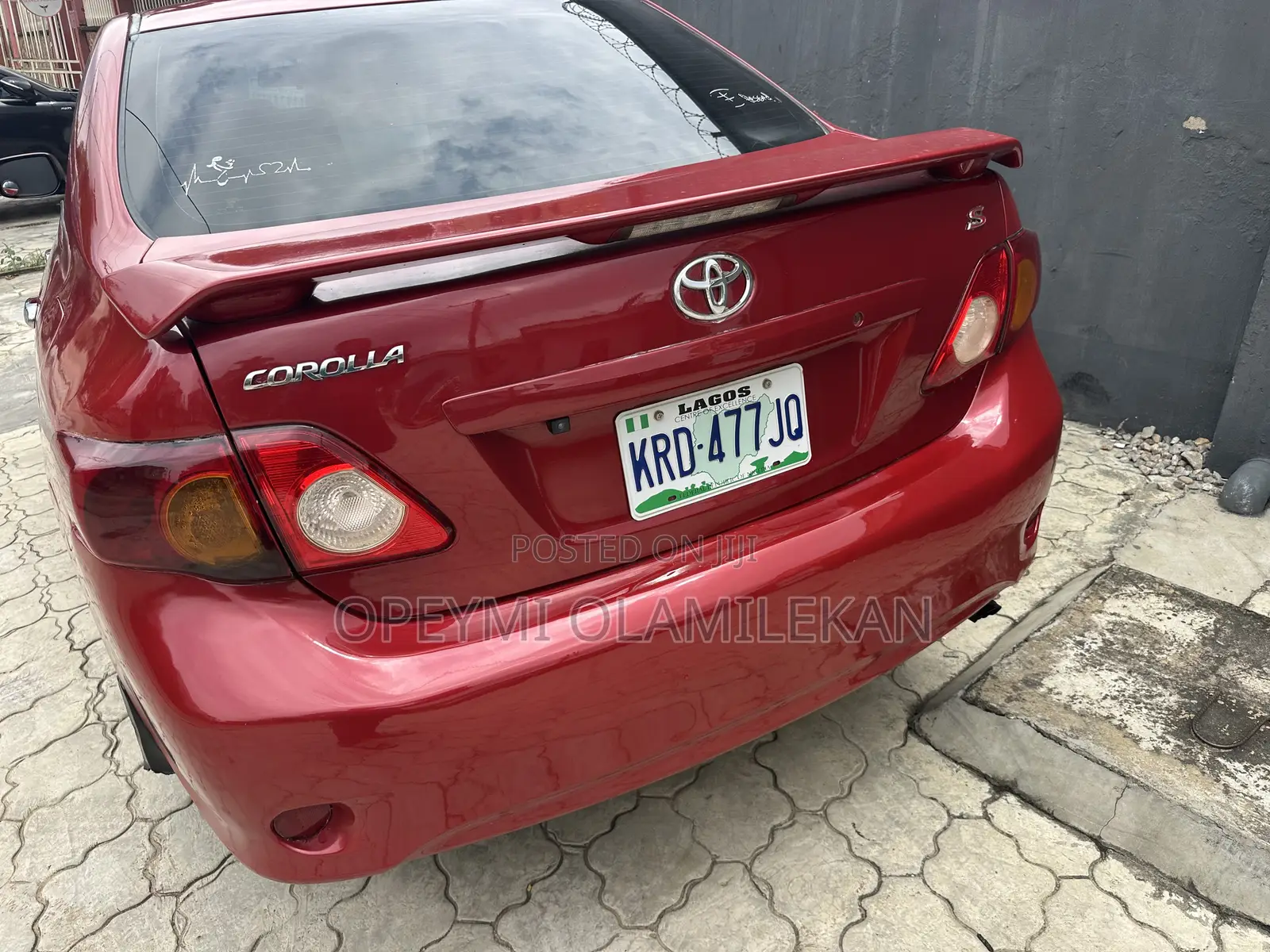 Toyota Corolla LE 4dr Sedan (1.8L 4 cyl 4A) 2009 Red
