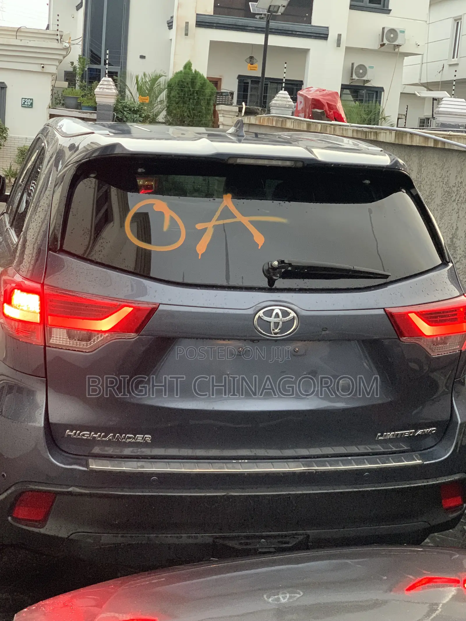 Toyota Highlander Limited 4x4 V6 (3.5L 6cyl 8A) 2017 Blue