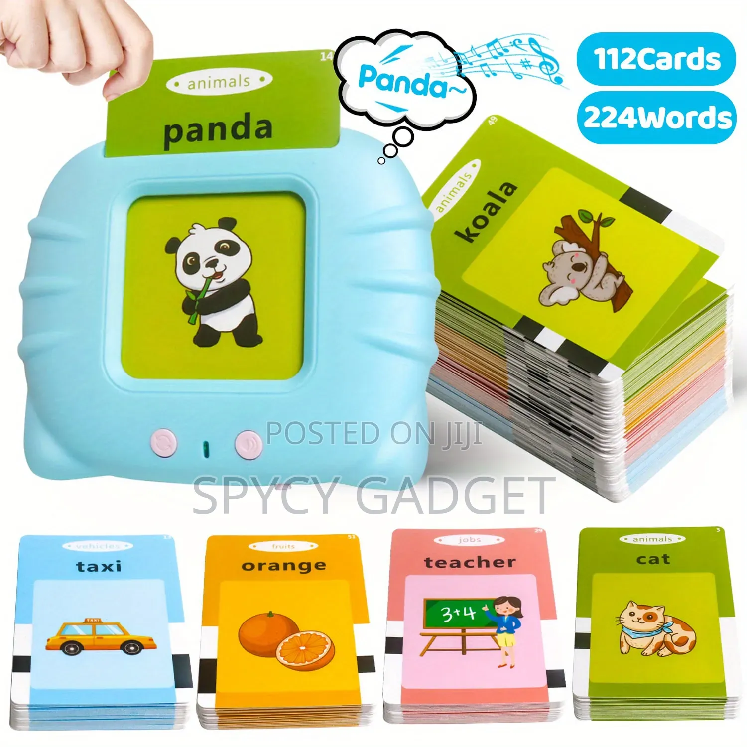 Words Pronunciation Early Educational Cards For Kids