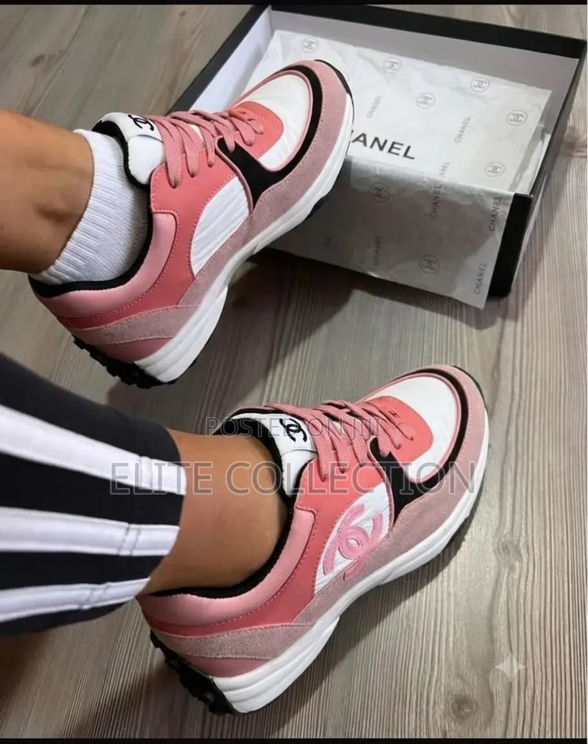 Luxury Chanel Sneakers Comes With Full Package Sizes 39 to 42