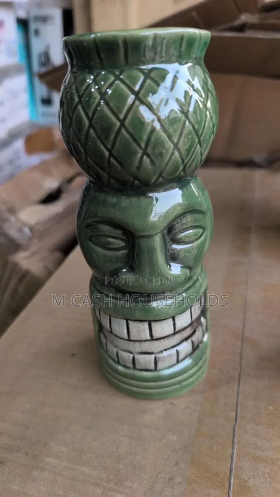 Ceramic Tiki Mug