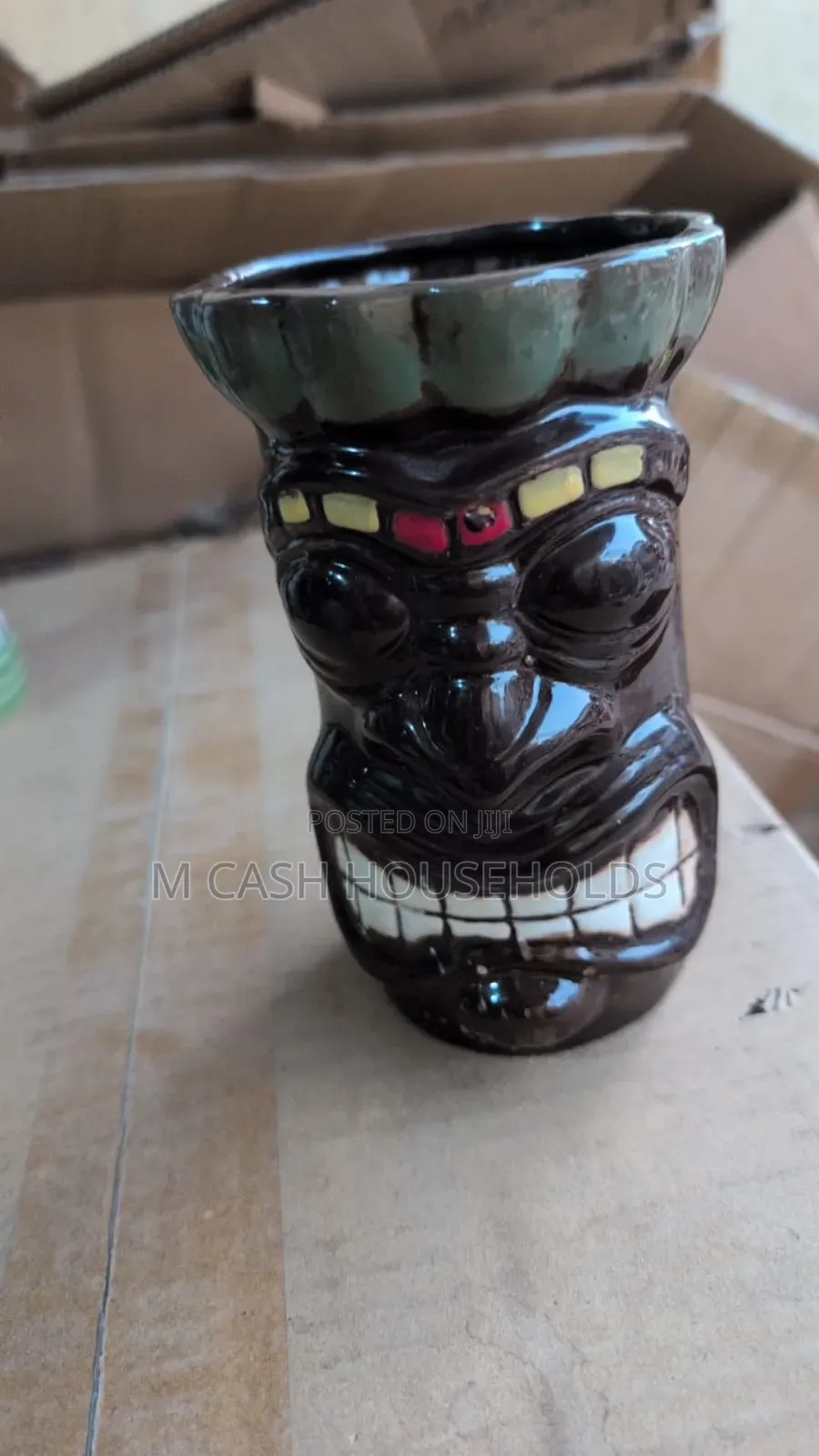 Ceramic Tiki Mug