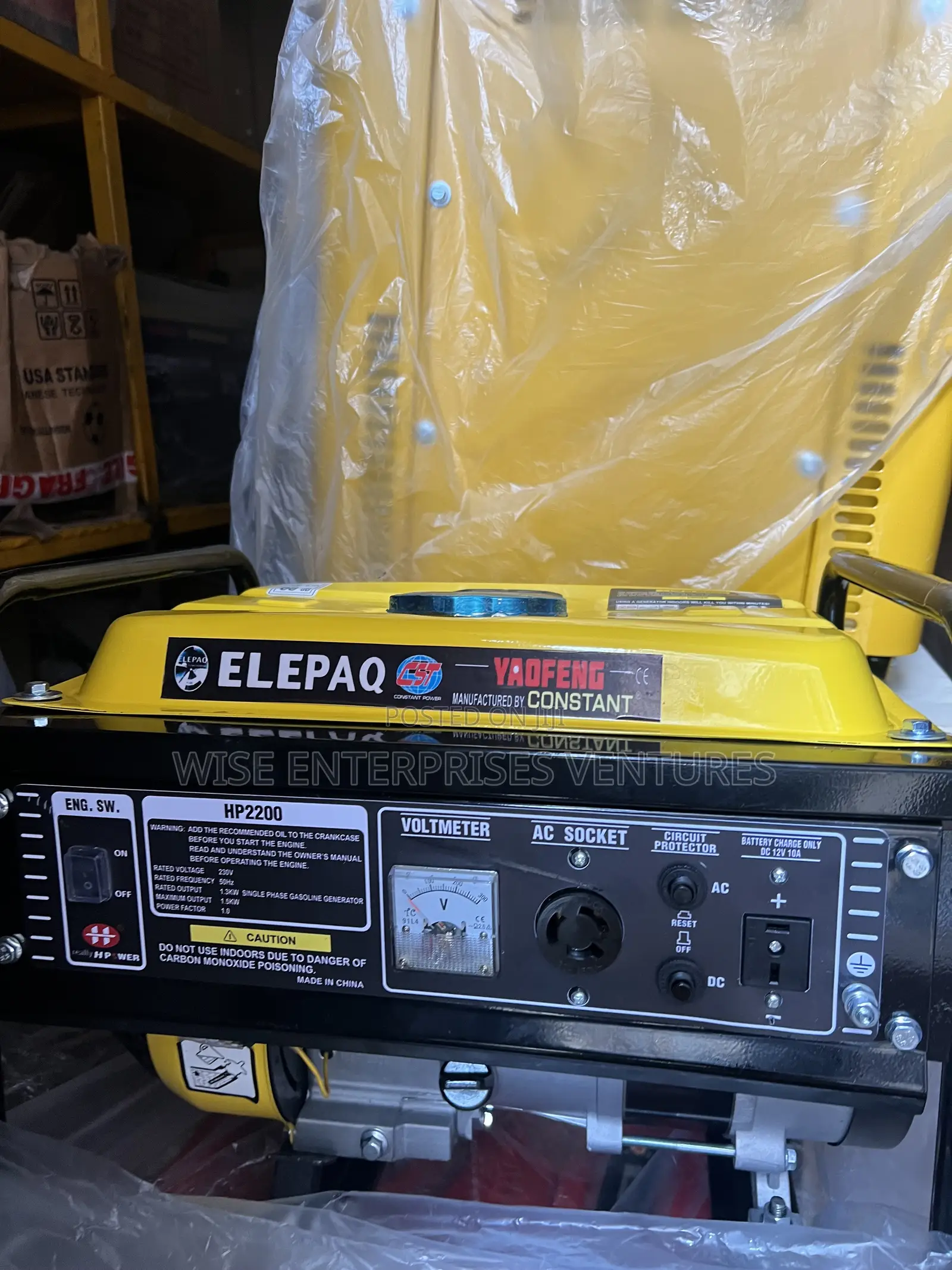 Elepaq Constant Generator 1.8kva 100% Copper Coil