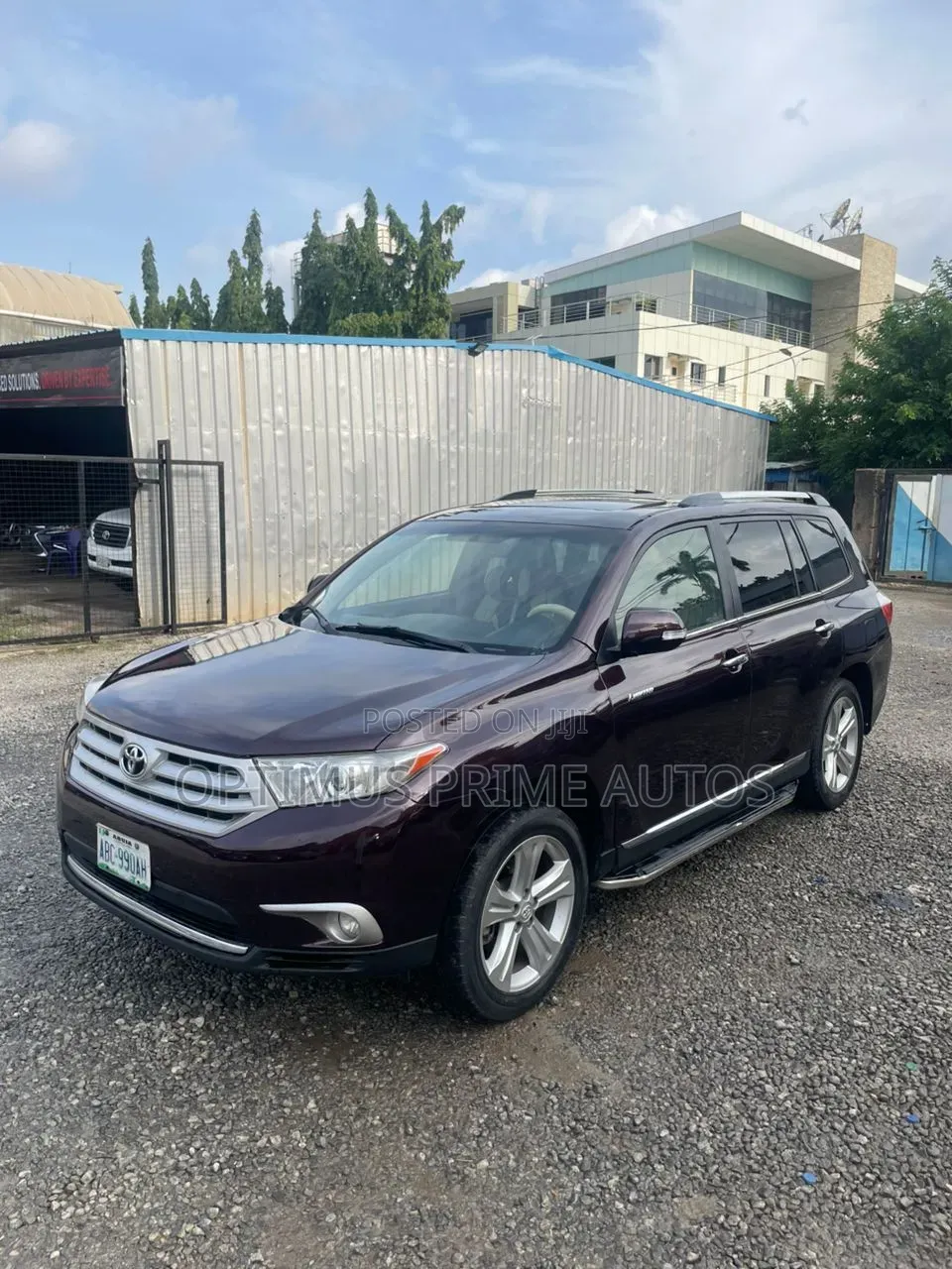 Toyota Highlander 2012 Burgundy