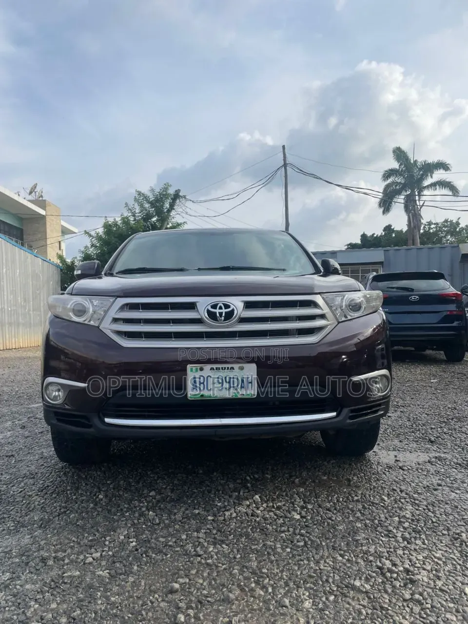 Toyota Highlander 2012 Burgundy