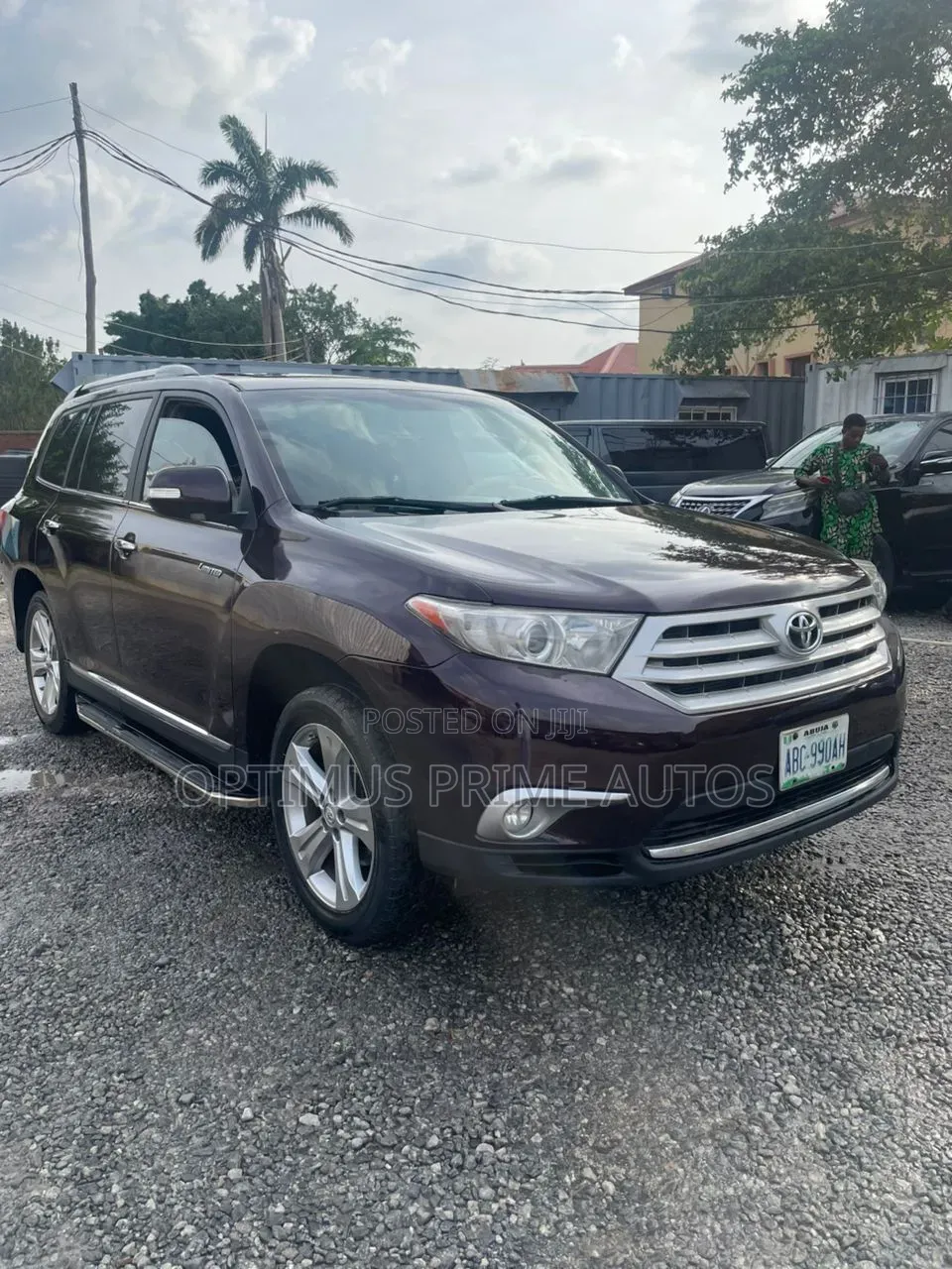Toyota Highlander 2012 Burgundy