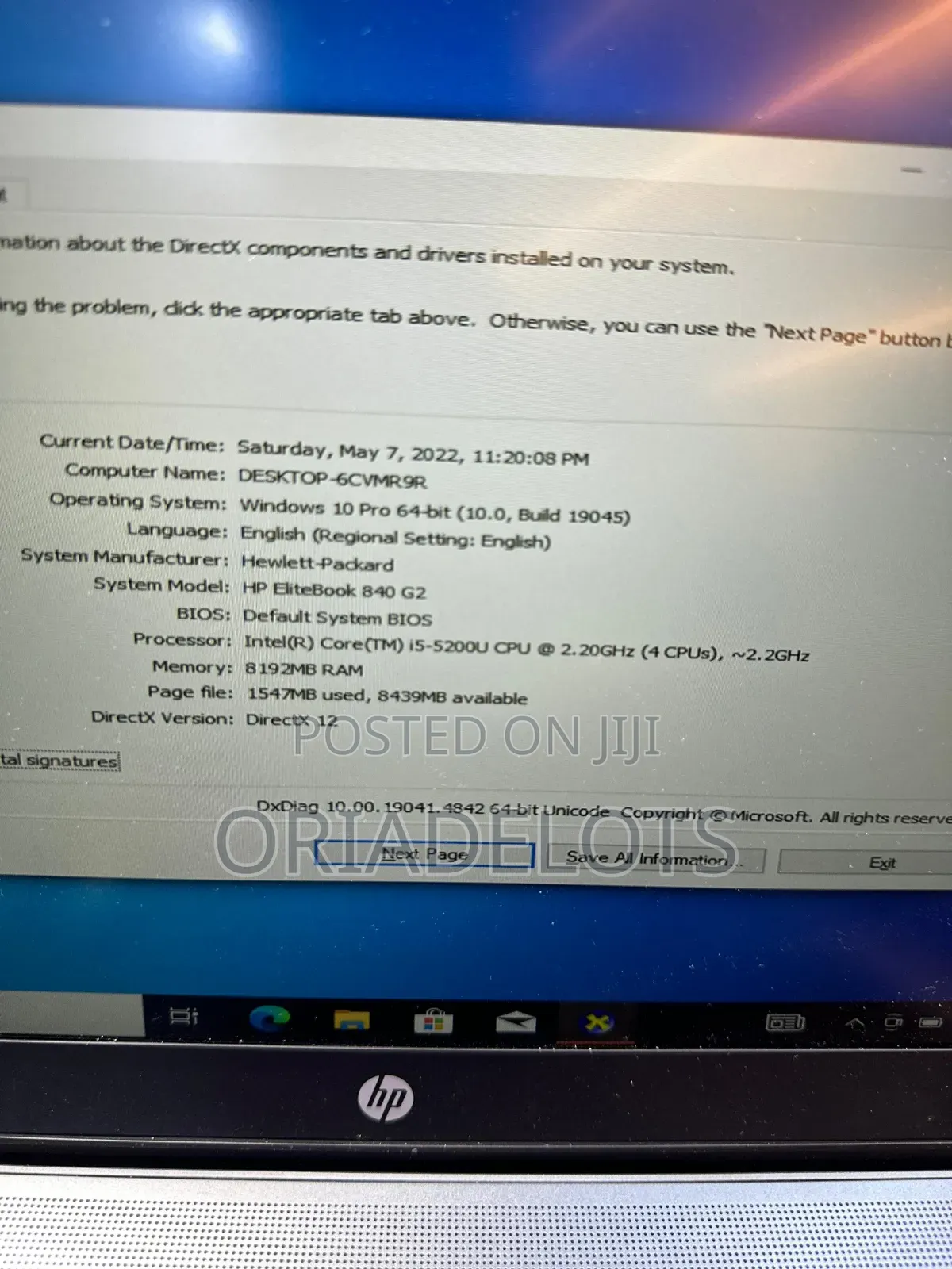 Laptop HP EliteBook 840 G2 8GB Intel Core i5 SSD 128GB