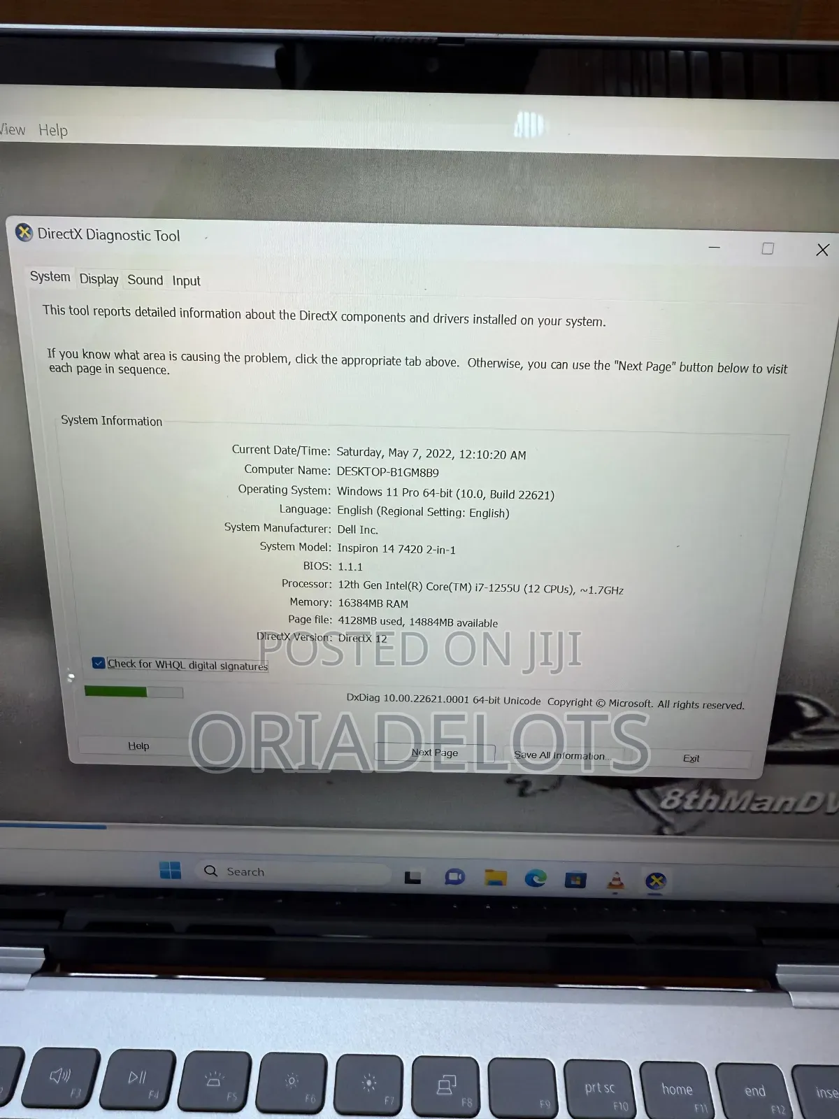 Laptop Dell Inspiron 14 7420 2-in-1 16GB Intel Core i7 SSD 512GB