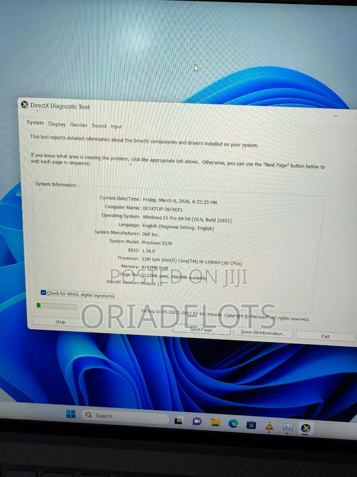Laptop Dell Precision 5570 16GB Intel Core i9 SSD 512GB