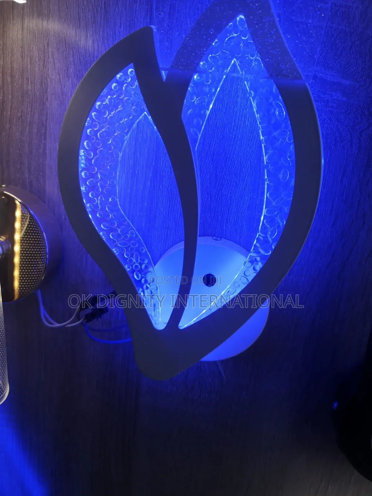 Modern Led Lotus Wall Light – Crystal Decorative Indoor Lamp