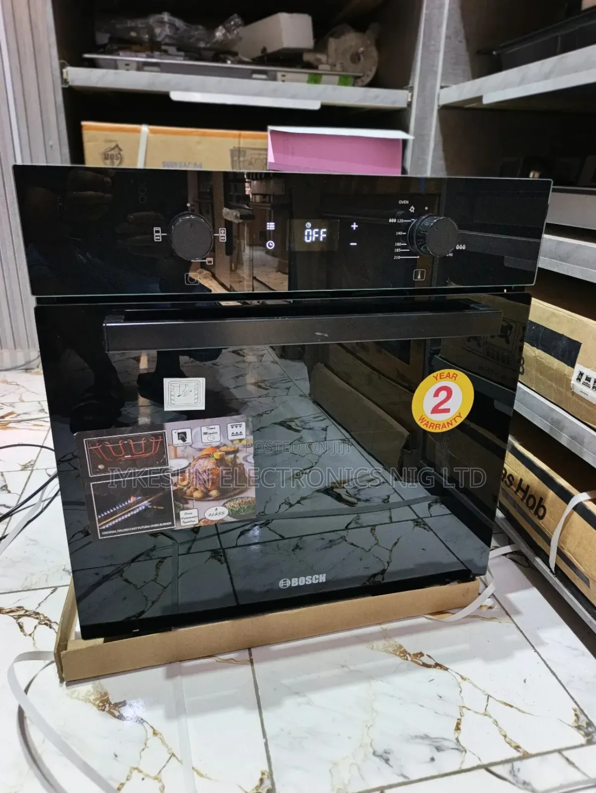 Original Bosch Built-in Gas Electric Oven With Led Digital Display