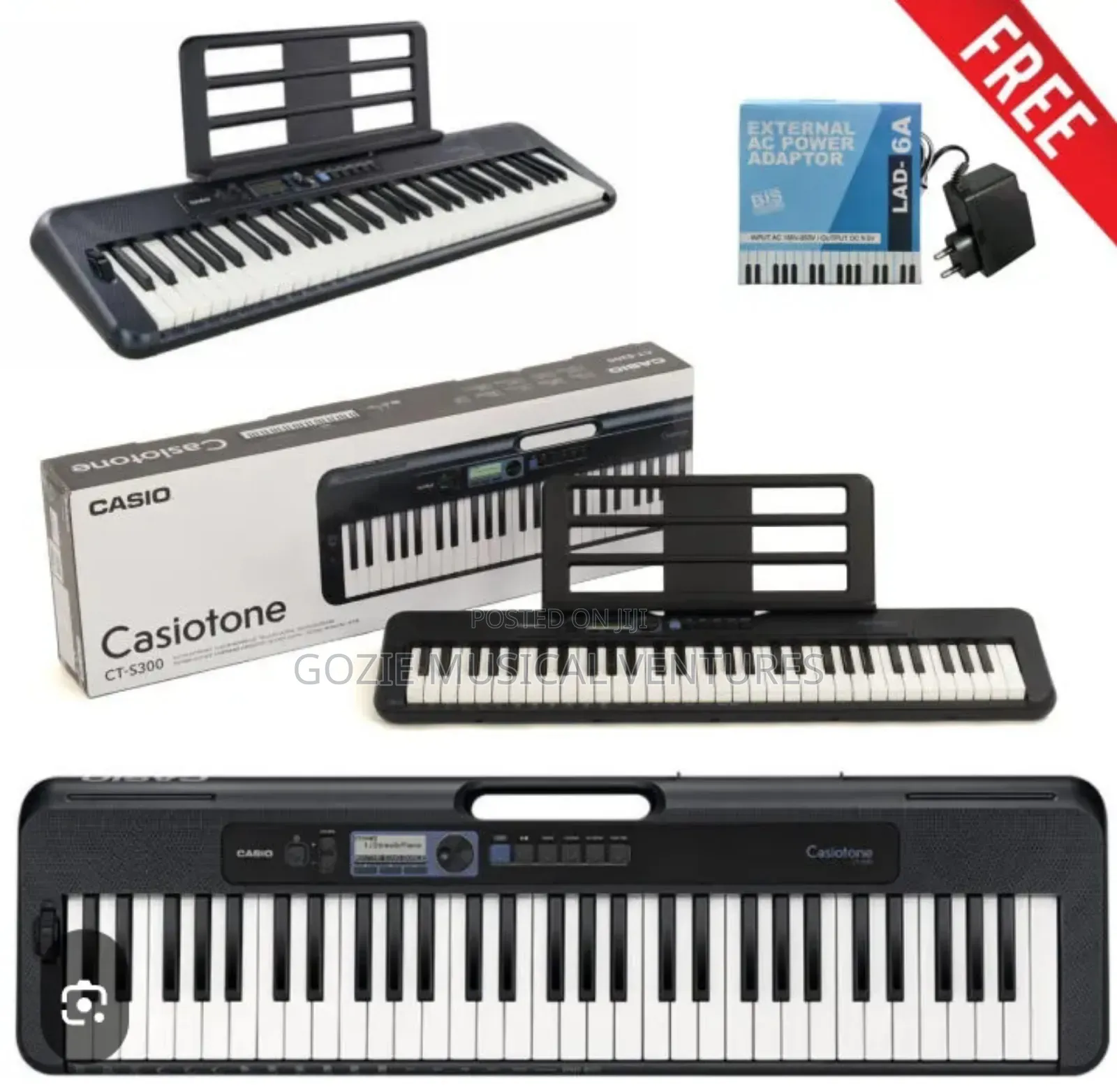 Complete 61 Keys Casio Piano Ct-S 300