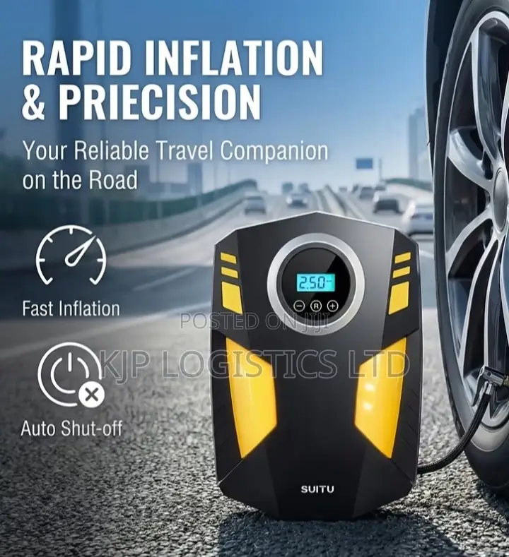 Automatic Car Tyre Pump (Digital) (Original Suitu)