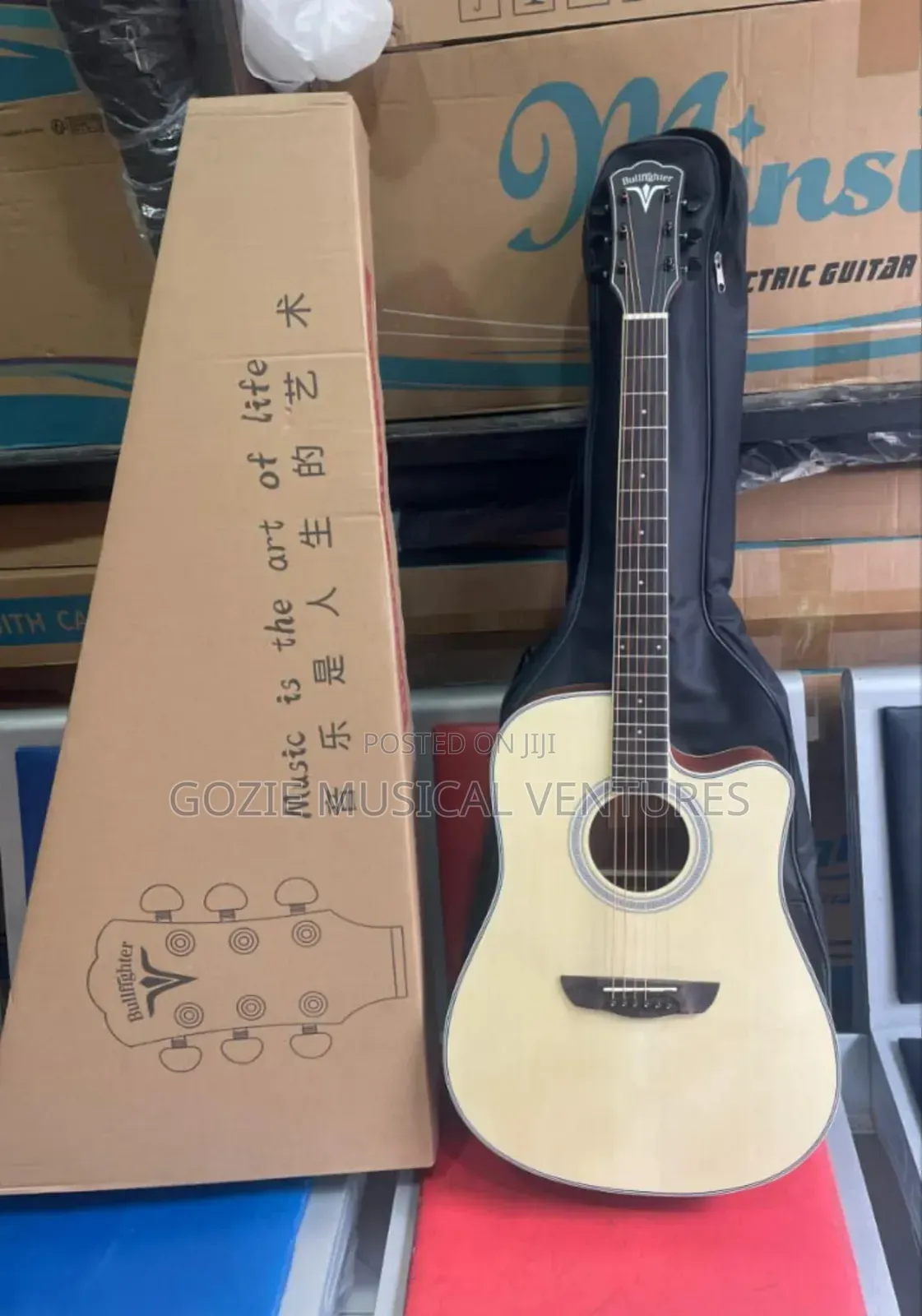 40 Inches Semi Electro Acoustic Bullfighter.