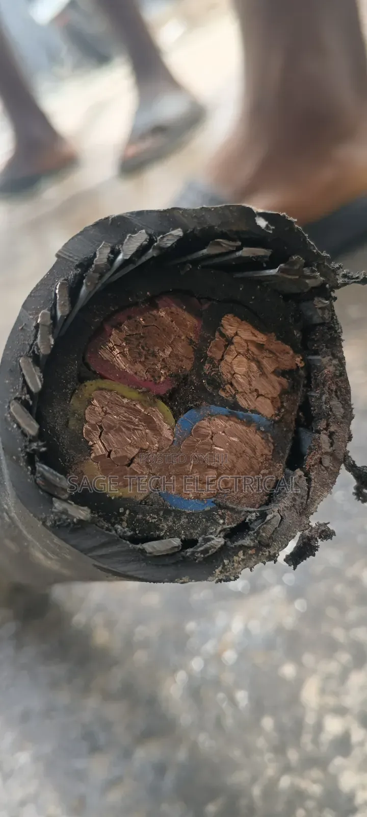 95mm 4core PVC/Swa/PVC Armoured Cable