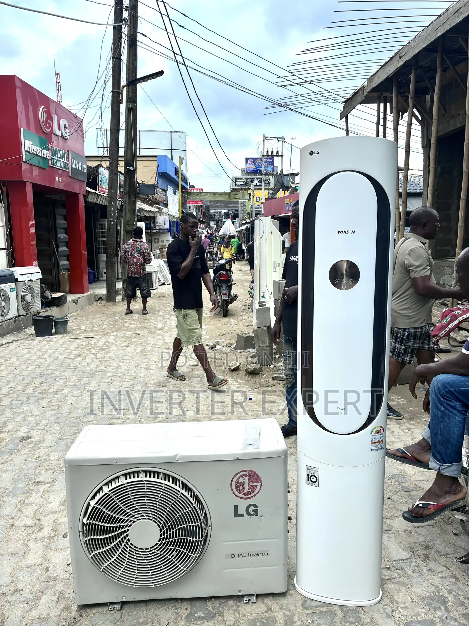 Floor Standing Lg Inverter Air Conditioner (Tower)