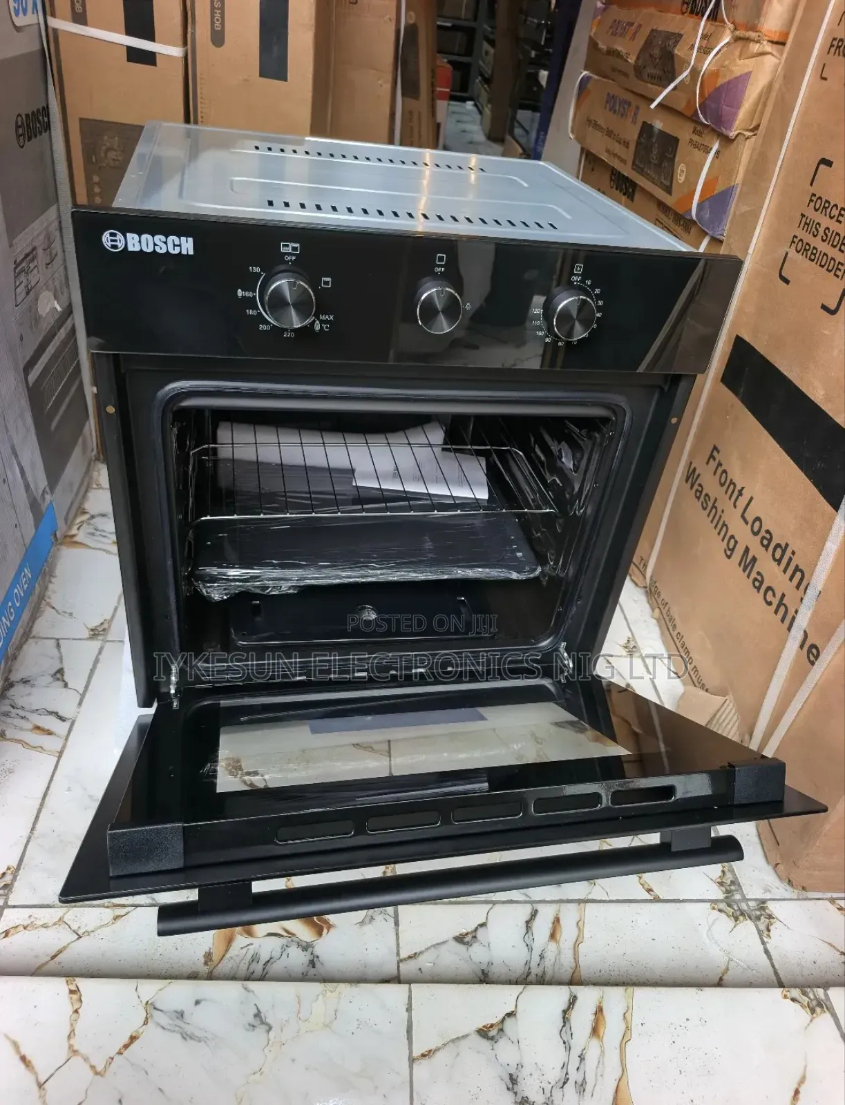 Bosch Built-in 75litters Gas Electric Oven With Grill Timer