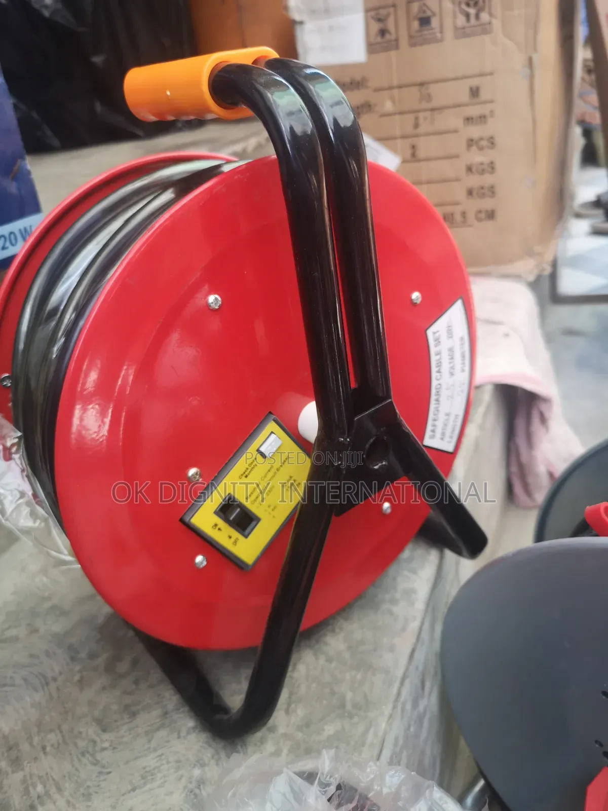 Heavy Duty Extension Cable Reel – 25m/30m, 4 Universal Sockets