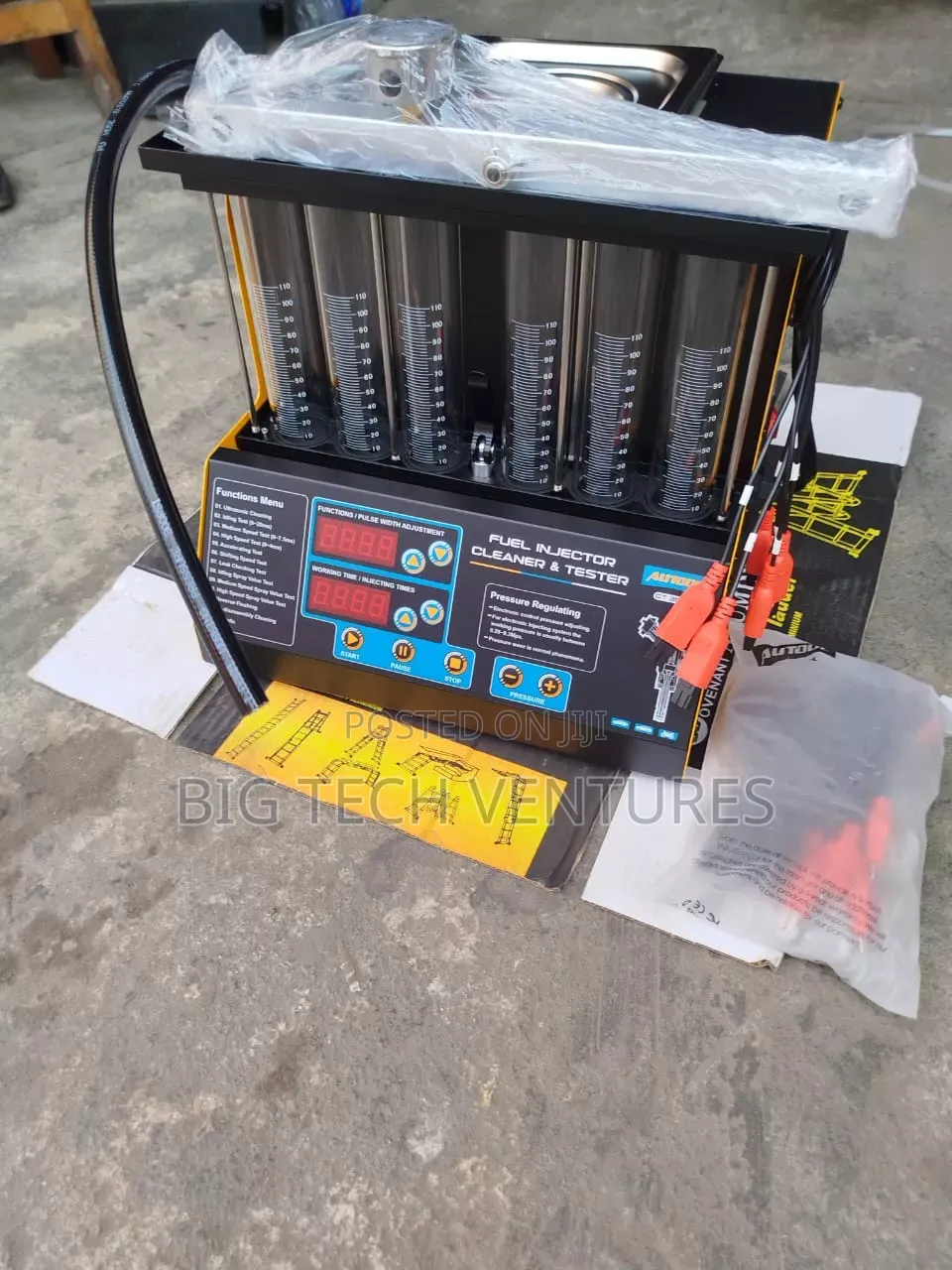 Autool Ct200 Fuel Injector Cleaner and Tester Features Six Glass Measu