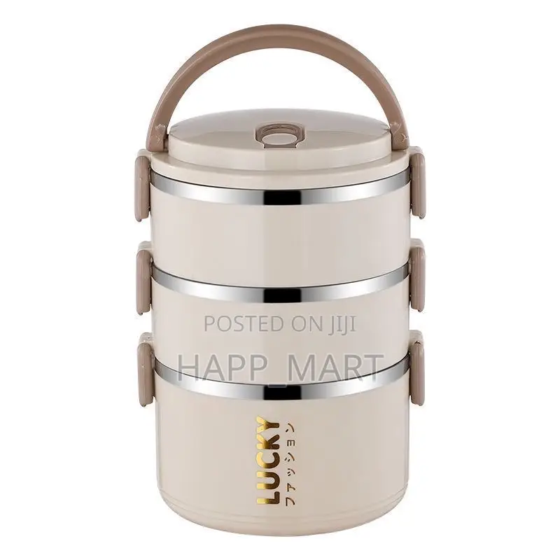 3-Layer Stainless Steel Insulated Food Flask