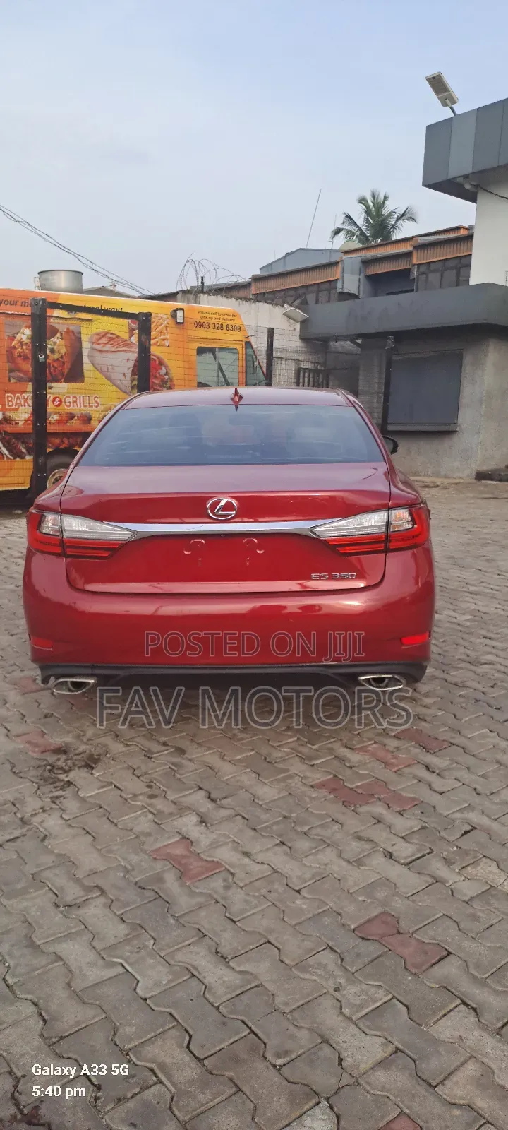 Lexus ES 350 FWD 2016 Red