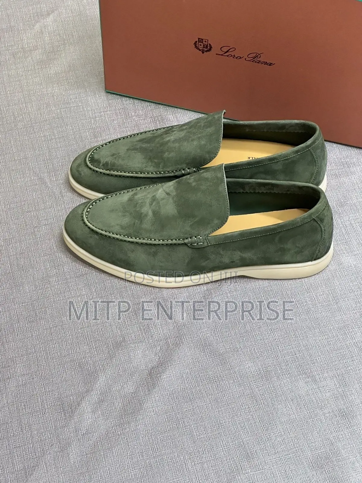 Italian Suede Loafers