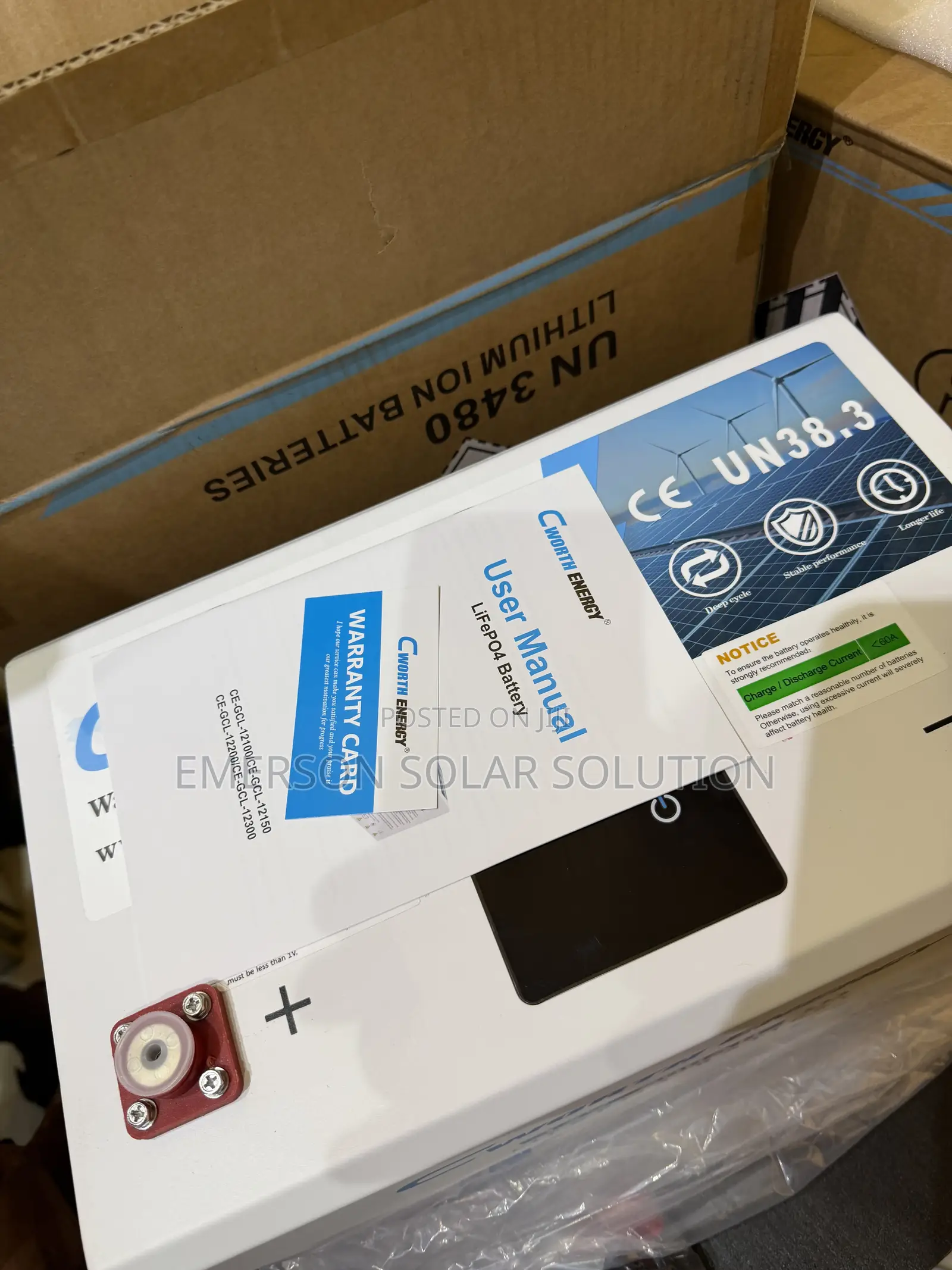Lithium Battery 2.5kwh 200ah 12v Cworth Energy
