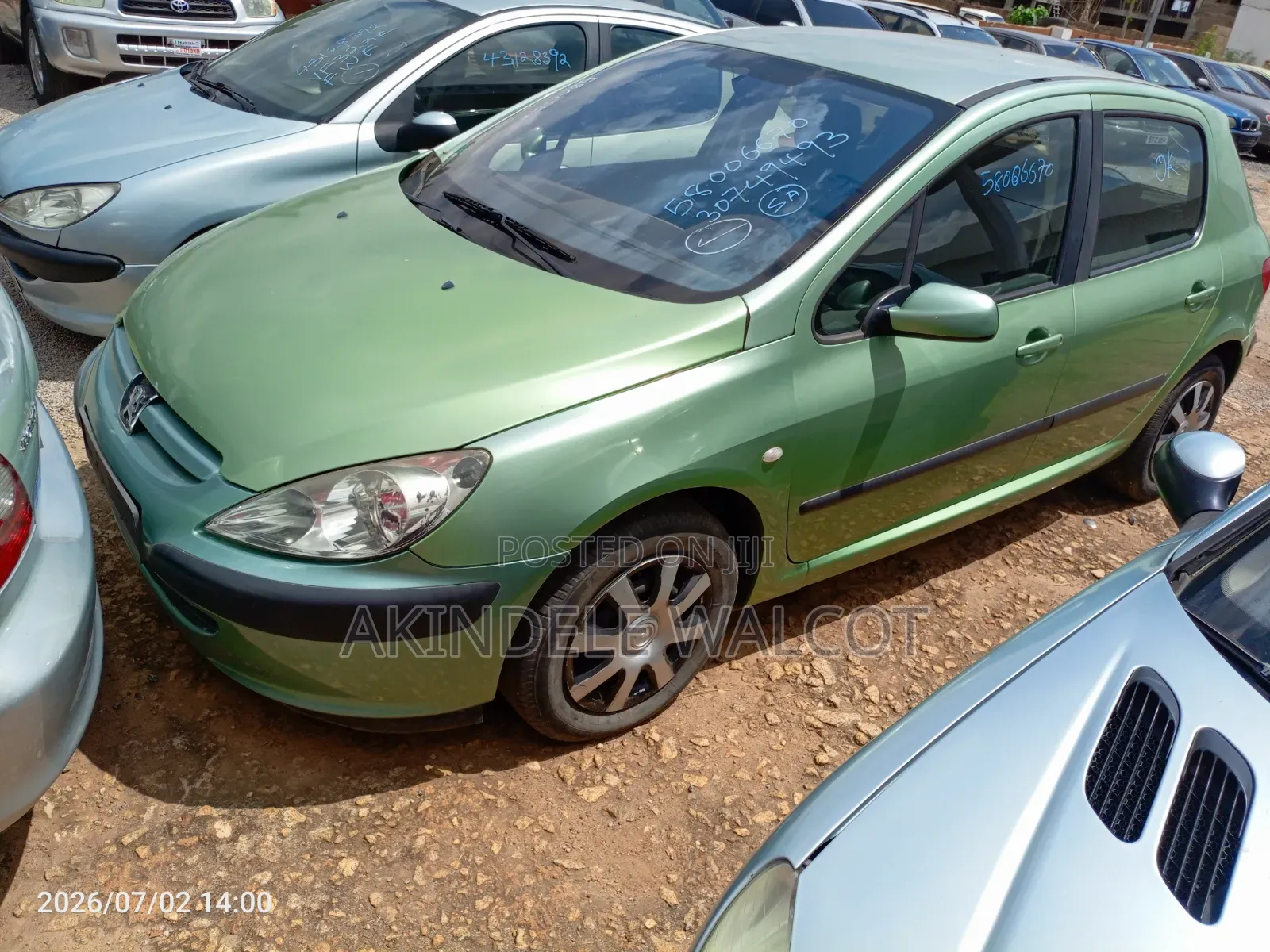 Peugeot 307 2007 Green