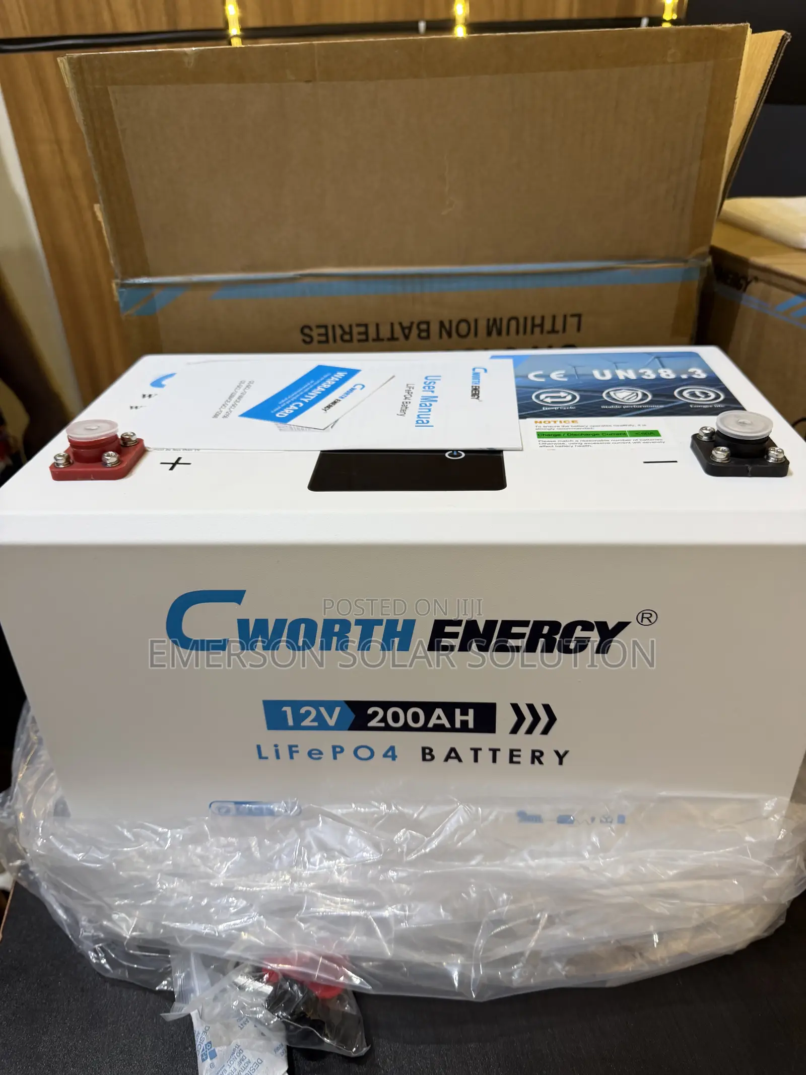 Cworth Energy 2.5kwh 200ah 12v Lithium Battery