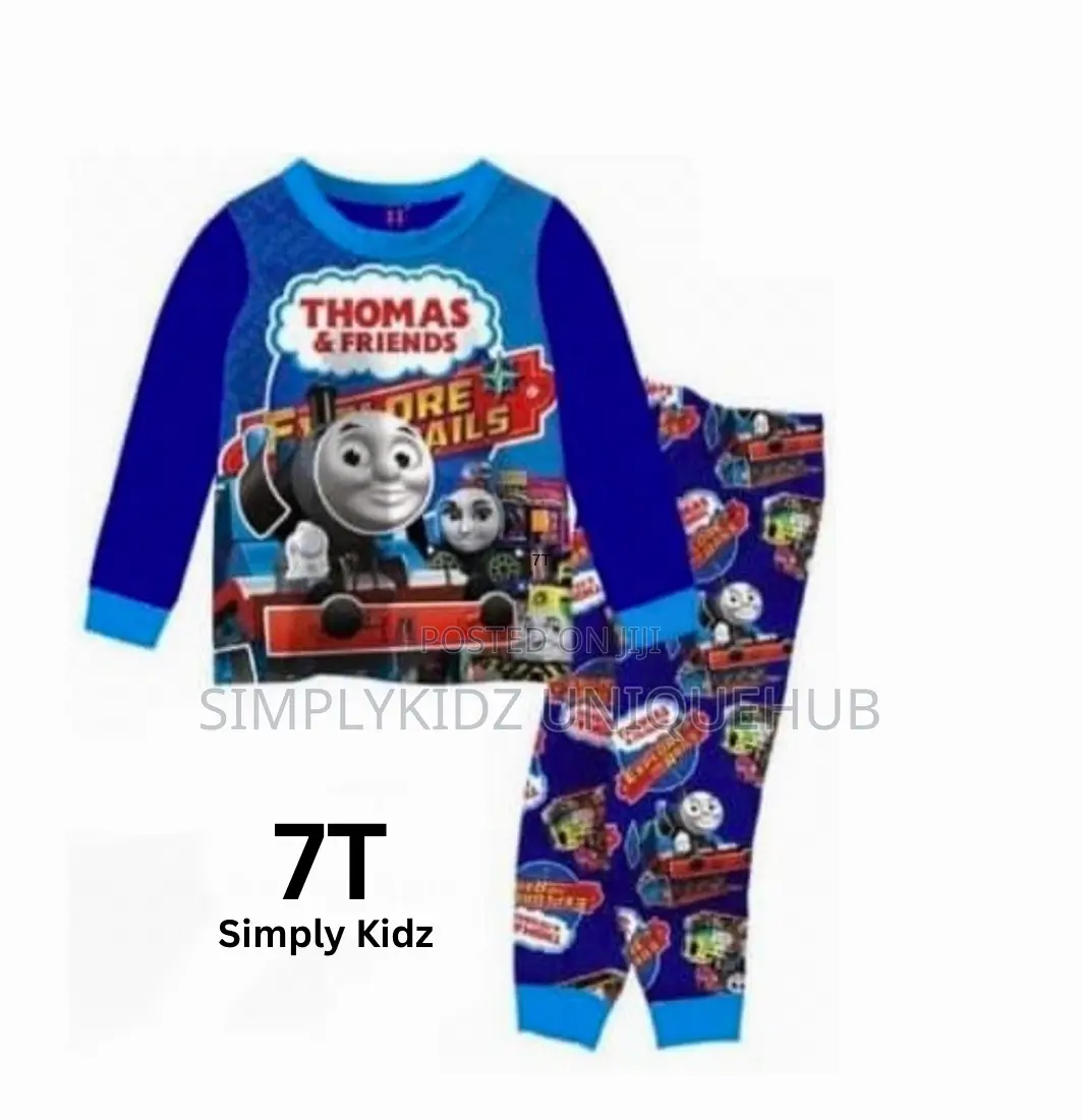 Thomas Friends Cartoon Character Pyjamas - 7t