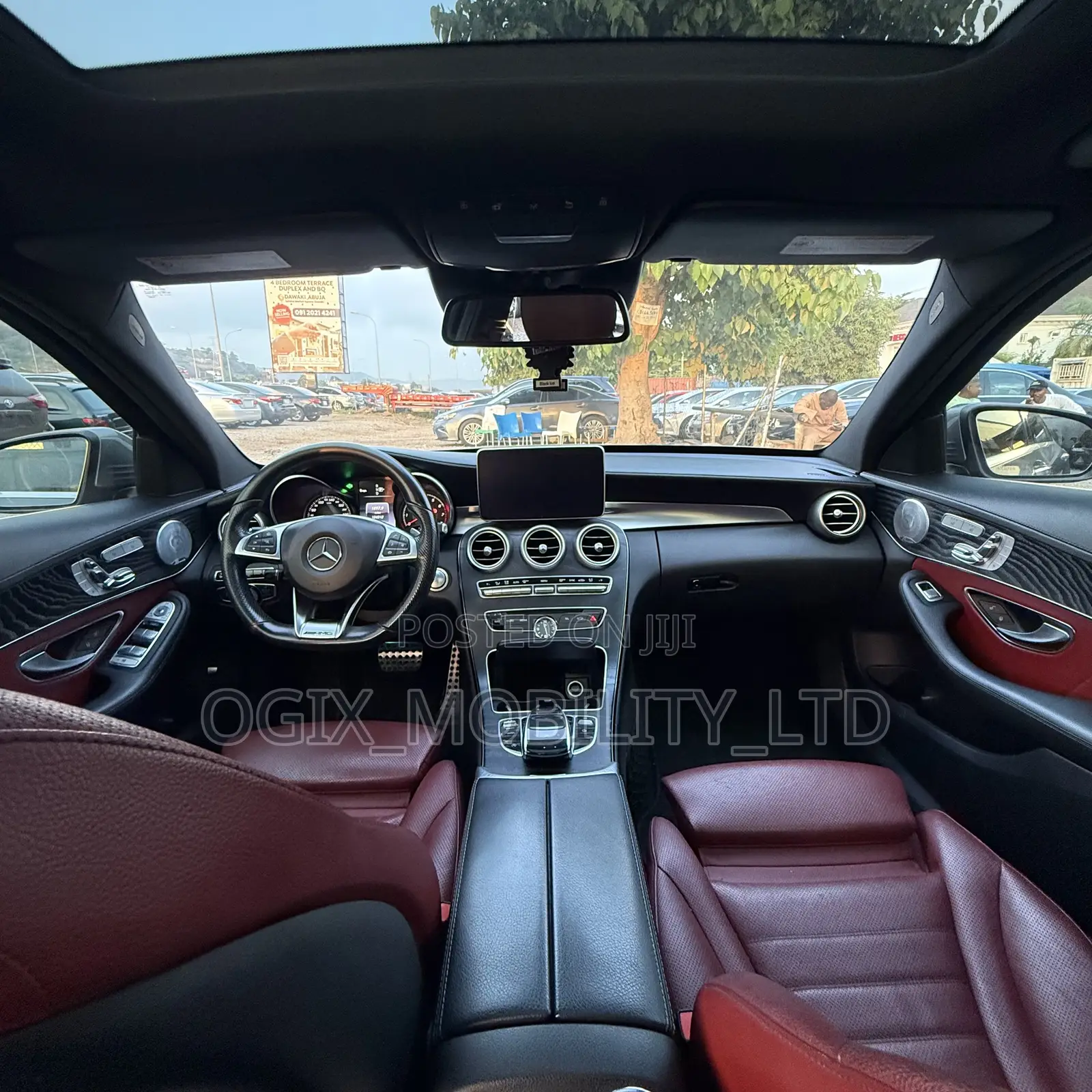 Mercedes-Benz C400 4Matic AWD Sedan (3.0L V6 7A) 2015 Gray