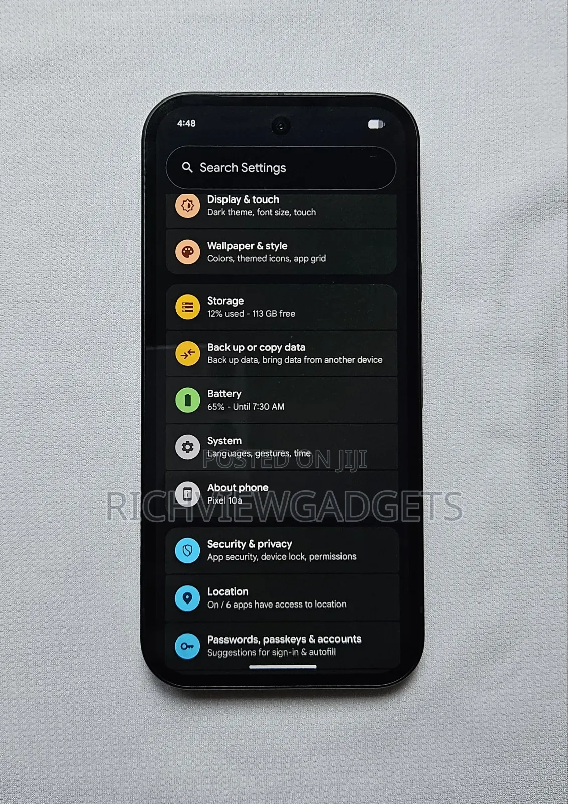 Google Pixel 10a 128 GB Black