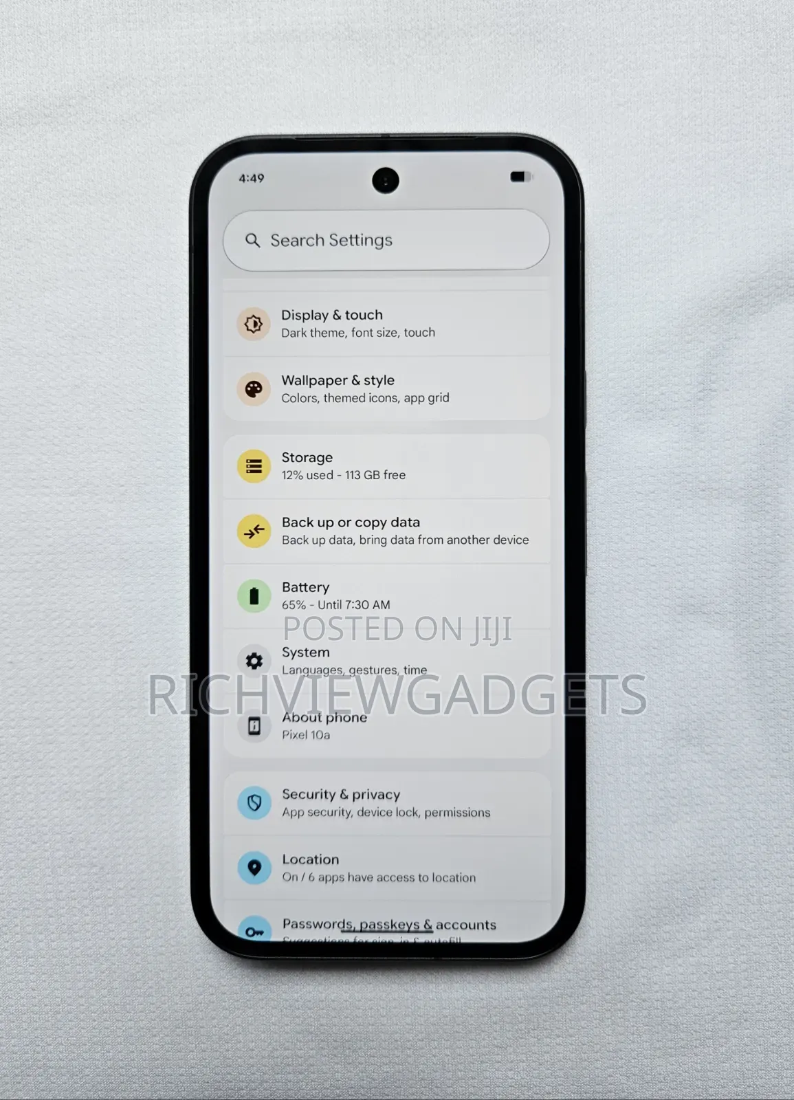 Google Pixel 10a 128 GB Black