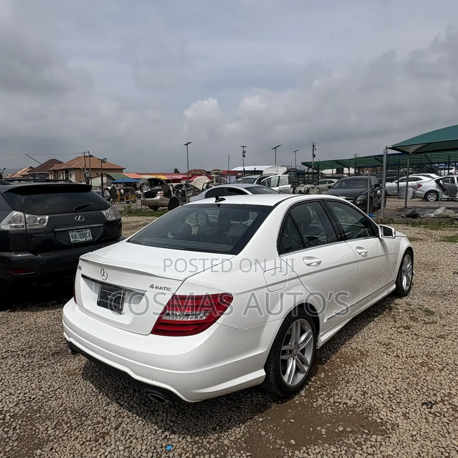 Mercedes-Benz C300 Luxury 4Matic Sedan AWD (3.5L 6cyl 7A) 2013 White