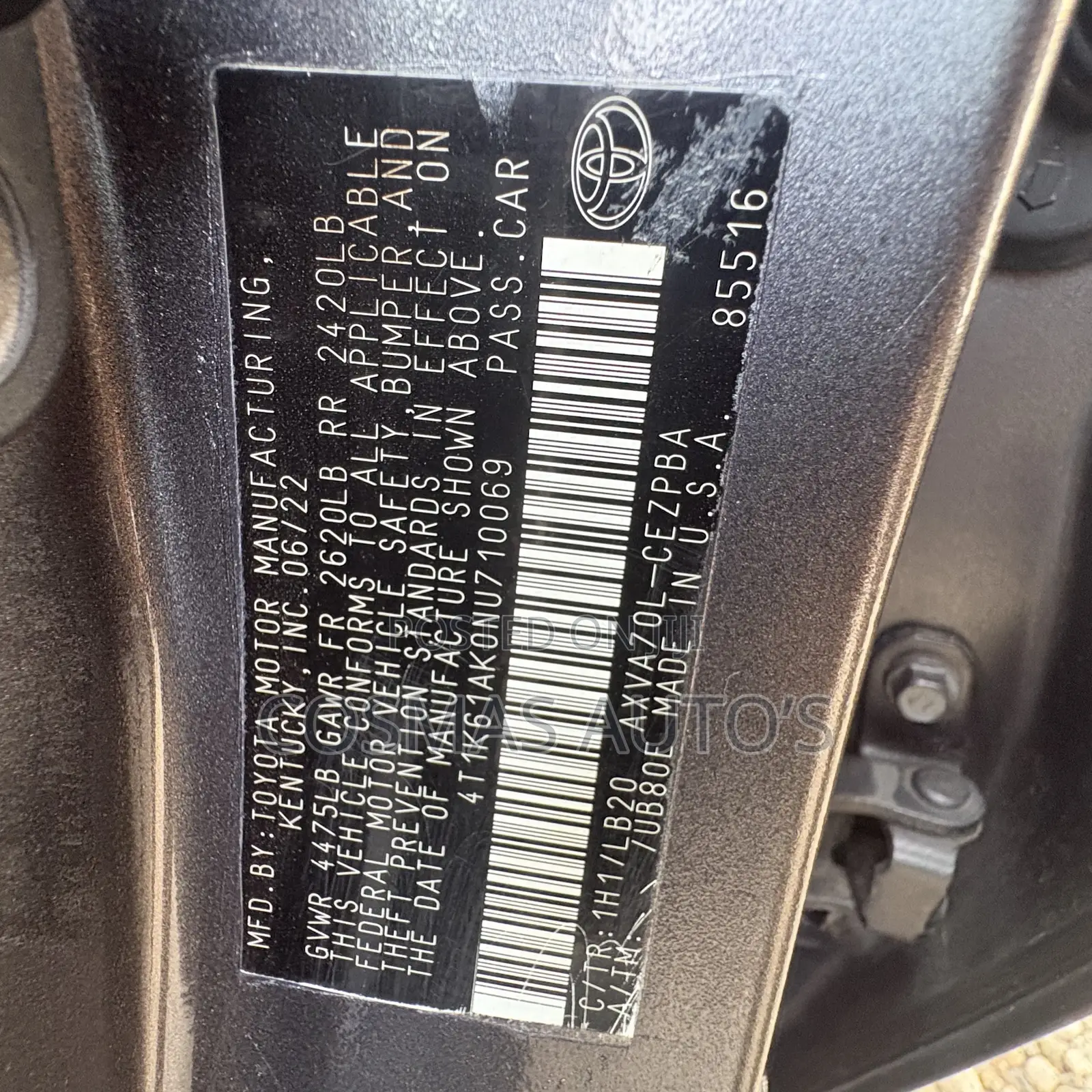 Toyota Camry XSE 2022 Gray