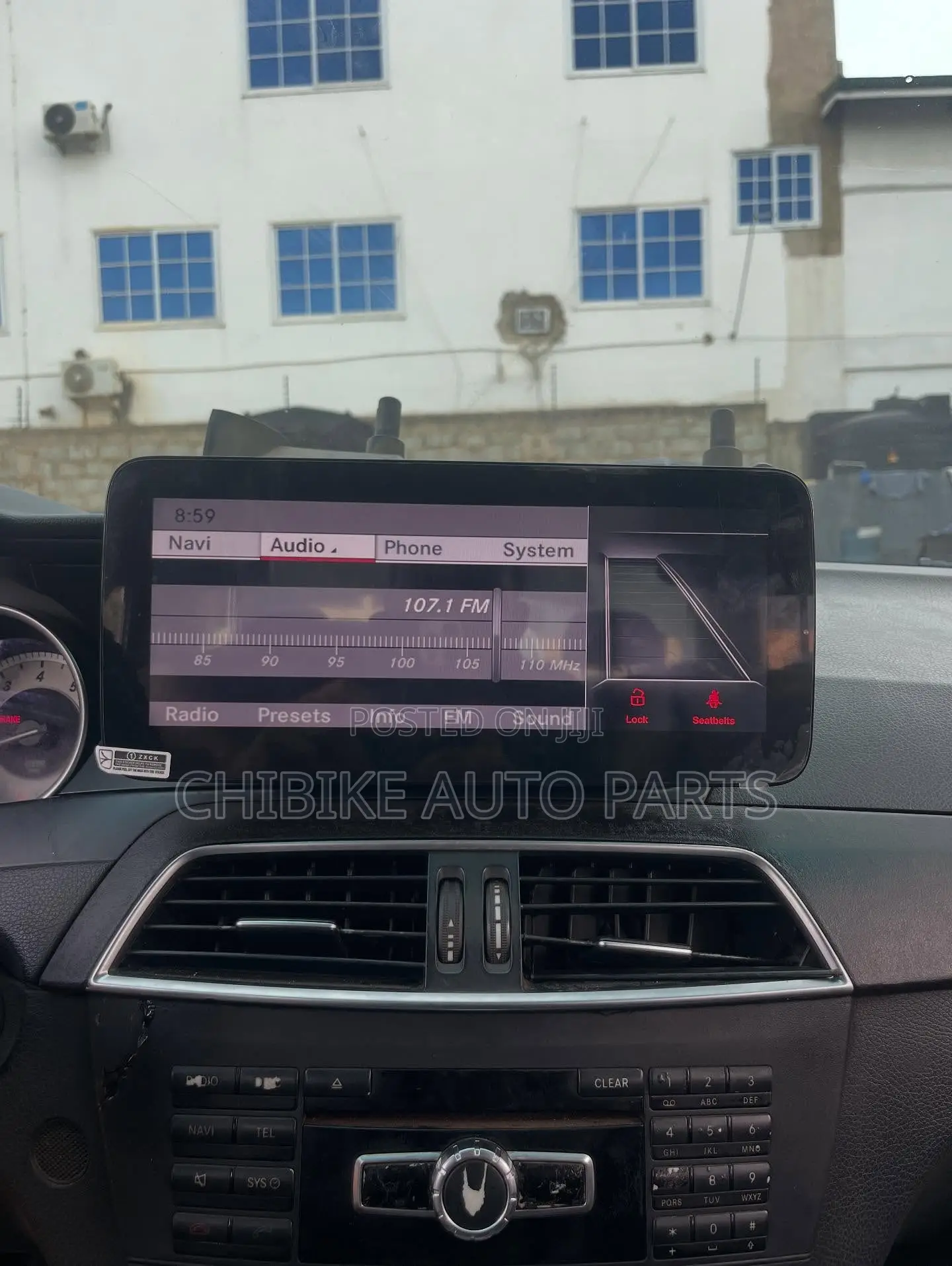 C300 Mercedes Benz 2012-2014 Navigation Apple Carplay Screen/Camera