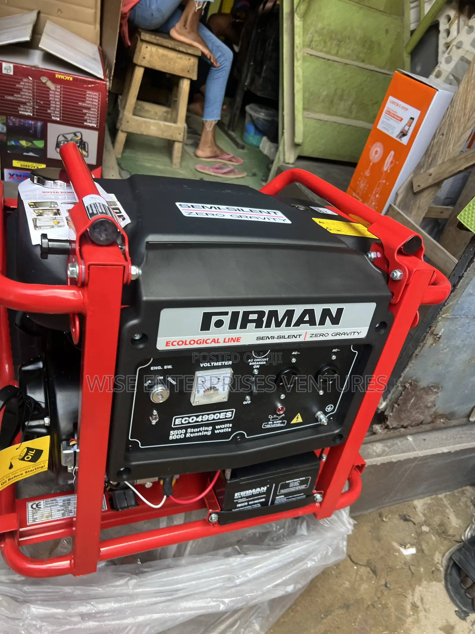 Firman Semi-silent Eco4990es 5.5kva 100% Copper Coil